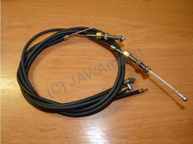 Bowden cable set CZ 150C - black
