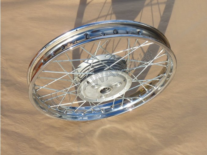 Wheel JAWA 50 - 20/21/23 - Zinc spokes