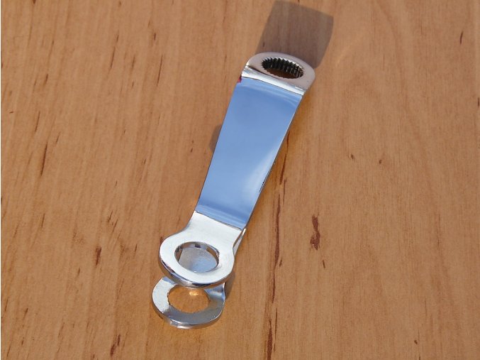 Rear brake plate lever CZ 125/150C - Chrom