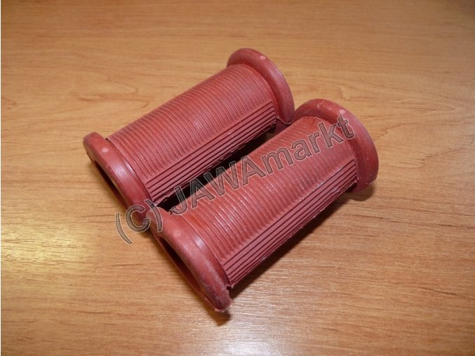 Rear footrest rubber - RED
