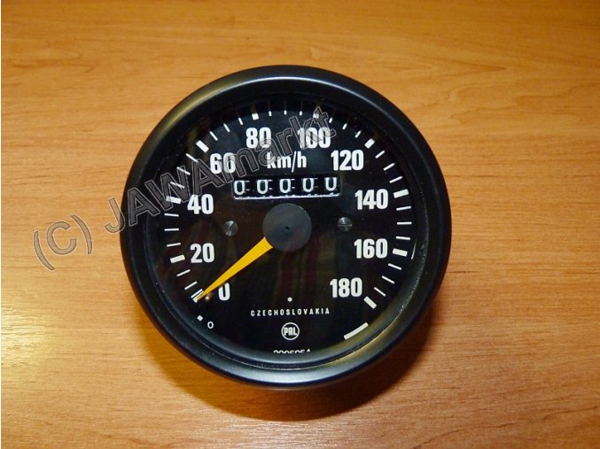 Tachometer Jawa 634-640 schwarz ring - TSCHECHISCH