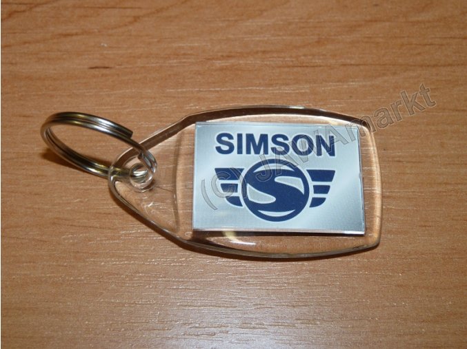 Přívěsek SIMSON logo v plastu