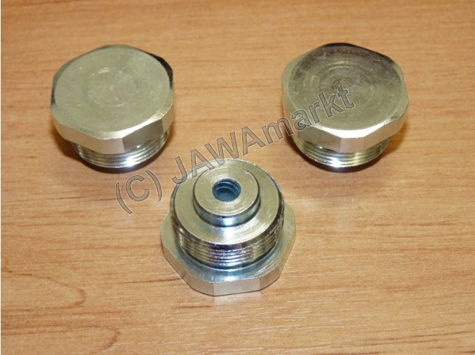 Horní matka trubky přední vidlice Jawa 638-640 – Zinek