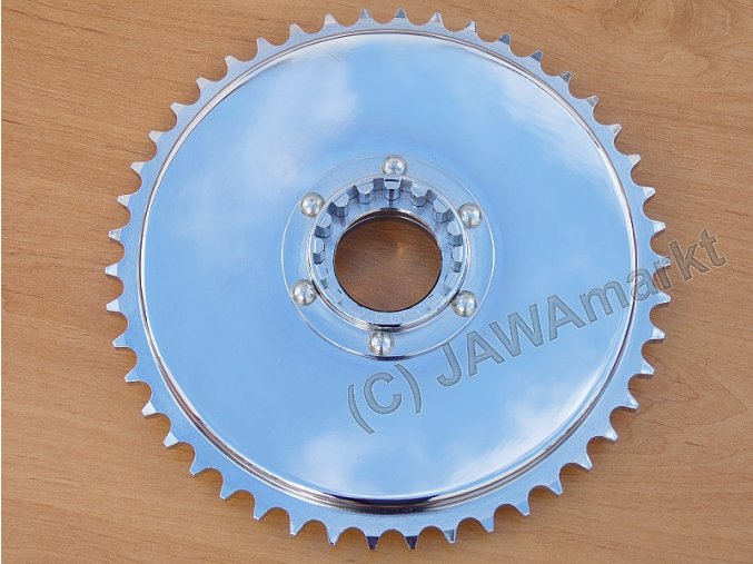 Rear chainwheel Jawa 500 OHC Typ 00/01 – CHROM