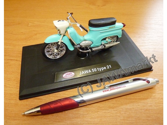 Model 1:18 Jawa 50 - Typ 21 turquoise