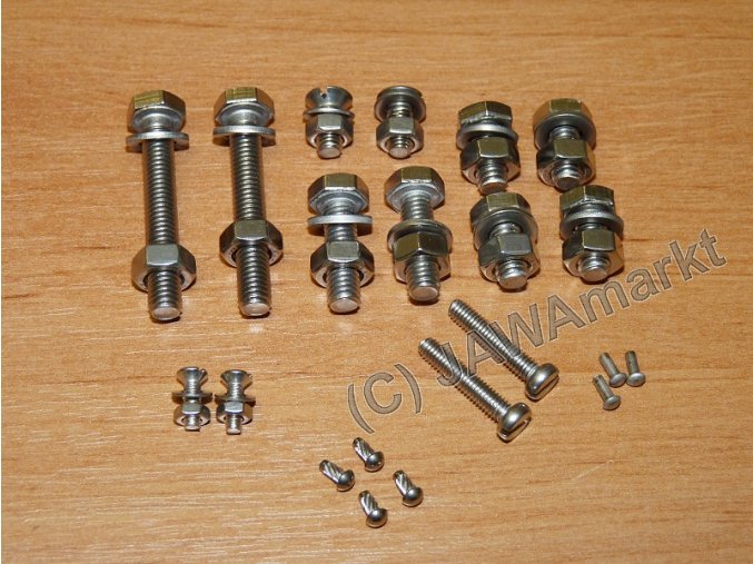 PAV screw set - stainless