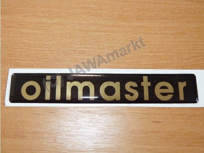 Sticker OILMASTER - plastic !