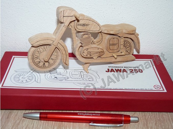 Stavebnice Jawa 250 - ze dřeva