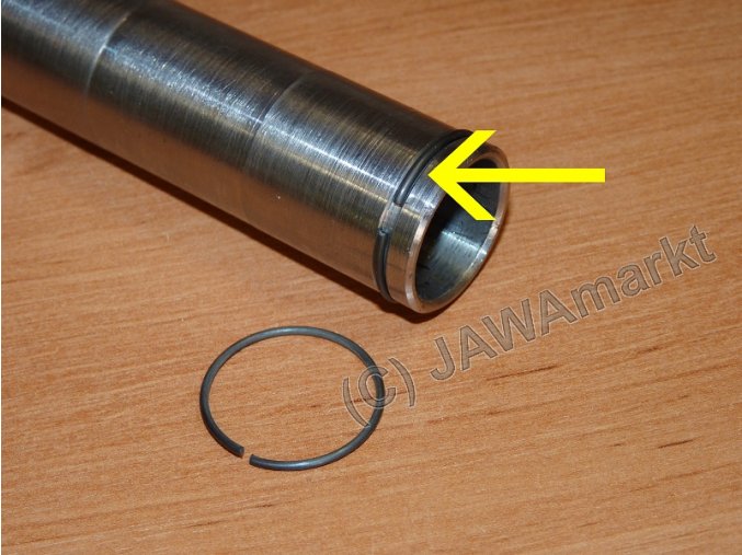 safety ring for bushing of front fork