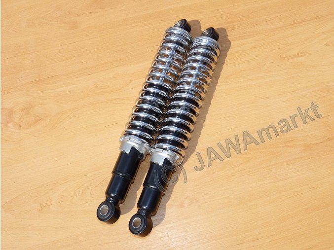 Rear shock absorber JAWA 634/638 - CHROM - CZECH TOP !!!