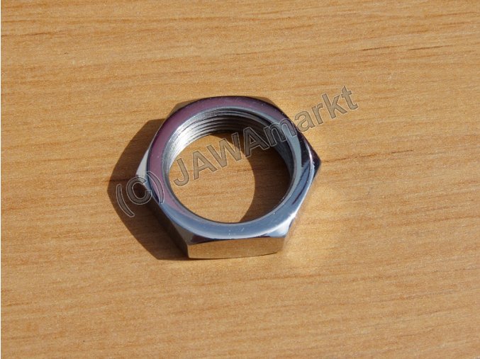 Nut for rear chainwheel - polished stainlees