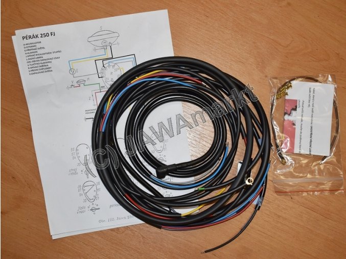 Electr. cables set Perak FJ/Zbrojovka with speed connector