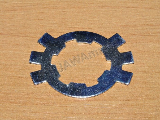 Safety plate for front chainwheel 175/125ccm