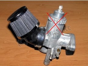 Tuning filter for carburettor
