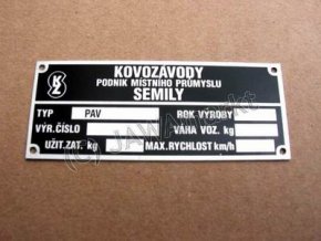 PAV Type label