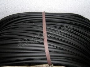 Rubber bordering - 1m - black