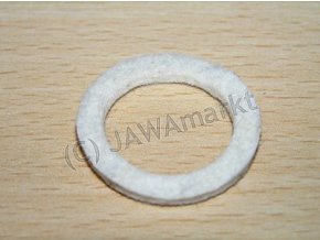 Felt ring for bearing of wheel