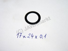 Spacer ring for gearbox 17 x 24 x 0,1