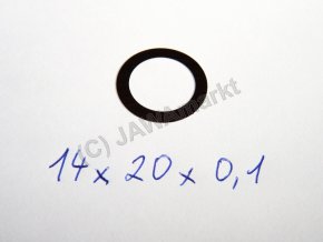 Spacer ring for gearbox 14 x 20 x 0,1