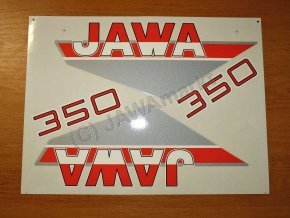 Sada samolepek JAWA - 632,638,639 - Typ 2
