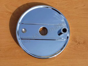 Rear brake cover Perak 150 mm - CHROM