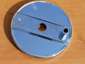 Rear brake cover Perak 160 mm - CHROM