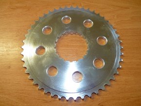 Rear chainwheel plate - mill work! 46t