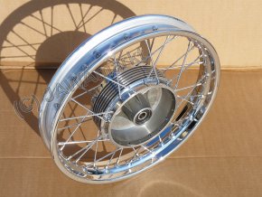 Wheel 360/559 - CHROM spokes ! + POLISCHED center