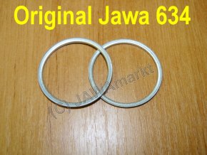 Těsnění kolen výfuku - Originál Jawa 634/Calif