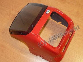 Přední maska Jawa 640 KOMPLET - červená