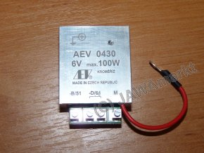 Elektronický regulátor 6V/45-100W - PLUS, české AEV