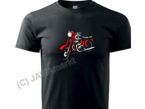 T-shirt black JAWA 353 - L