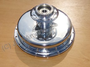 New complete wheelcenter Perak CHROM - front 160mm
