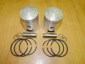 Piston set MZ BK 350 - 2 reboring  58,50 - Czech !