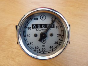 Tachometer CZ 150C - silber Zifferblatt