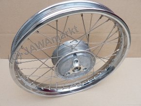 Kolo Jawa 05/20/21/23 - 16"x1,60 výplet NEREZ. Firma DUELLS