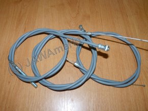 Bowden cable set Jawa Perak 250/350 - GREY