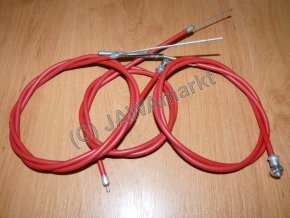 Bowden cable set Jawa Perak 250/350 - RED