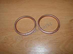 Gasket of exh. pipe 350/250 - copper, original - set