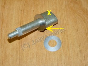 Slide washer for brake cam - very hard, stainless steel