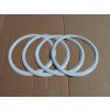 White hem for tires 16" - 4 Pcs