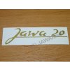 Aufkleber Jawa 20 - gold