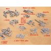 All screws Jawa 350/360 - POLISHED STAINLESS STEEL