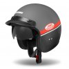 Helmet Jawa Cassida grey/red - size L