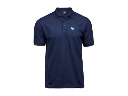 Polo triko panske NASABIRD modra FRONT