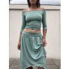 Mid sleeve top