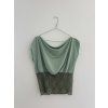 Green Lace Top