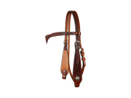 kopfstueck blume mit v stirnband chestnut