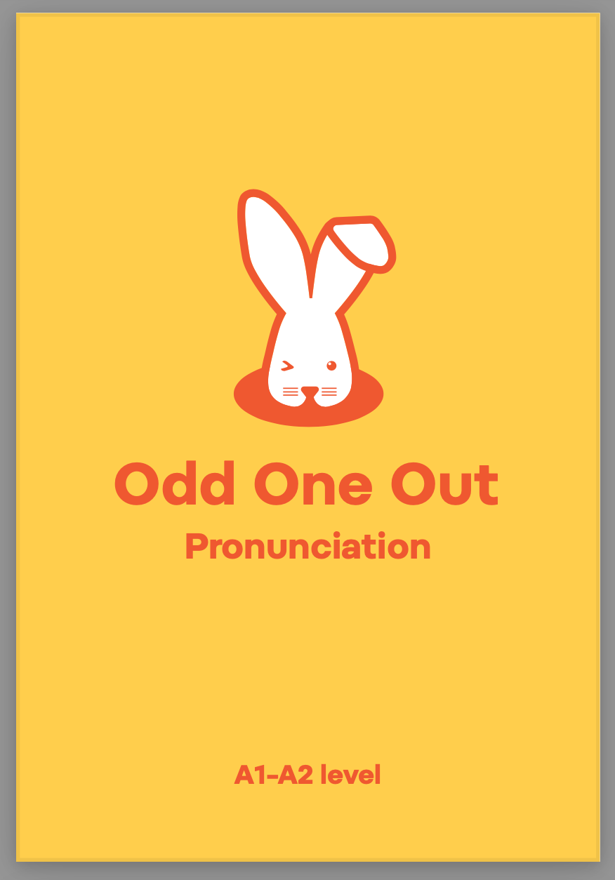 Video - Odd One Out Pronunciation