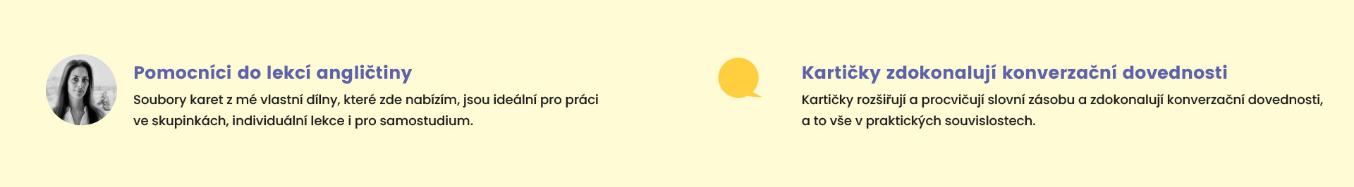 Jazykové karty zdokonalují konverzační dovednosti